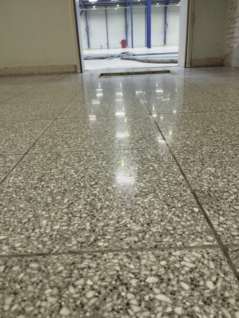 Slipad Terrazzo – färdigt golv